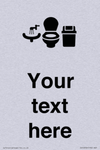 DV10932: Custom information: Toilets WC and Wash Basin with Sanitary Bin