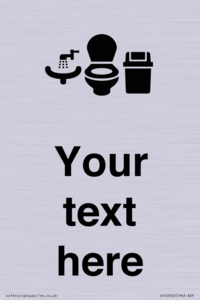 DV10932: Custom information: Toilets WC and Wash Basin with Sanitary Bin