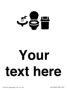 DV10932: Custom information: Toilets WC and Wash Basin with Sanitary Bin