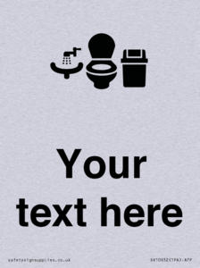 DV10932: Custom information: Toilets WC and Wash Basin with Sanitary Bin