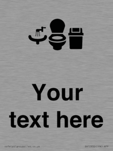 DV10932: Custom information: Toilets WC and Wash Basin with Sanitary Bin