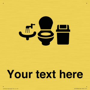 DV10932: Custom information: Toilets WC and Wash Basin with Sanitary Bin