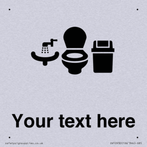 DV10932: Custom information: Toilets WC and Wash Basin with Sanitary Bin