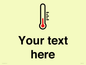 DV10934: Custom information: Thermometer