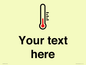 DV10934: Custom information: Thermometer