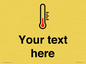 DV10934: Custom information: Thermometer
