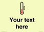 DV10934: Custom information: Thermometer