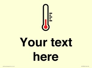 DV10934: Custom information: Thermometer