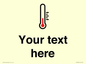 DV10934: Custom information: Thermometer