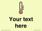 DV10934: Custom information: Thermometer