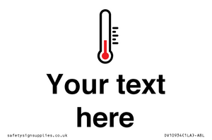 DV10934: Custom information: Thermometer