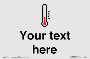 DV10934: Custom information: Thermometer