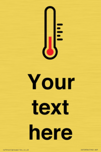 DV10934: Custom information: Thermometer