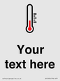 DV10934: Custom information: Thermometer