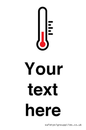 DV10934: Custom information: Thermometer
