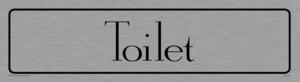 DV1094: toilet - door sign