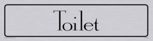 DV1094: toilet - door sign