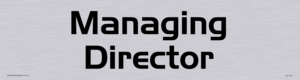 DV1101: managing director - door sign
