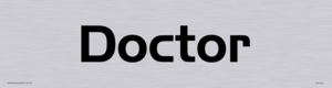DV1103: doctor - door sign