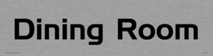 DV1106: dining room - door sign