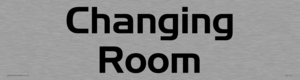 DV1107: changing room - door sign