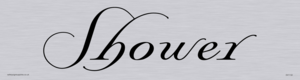 DV1132: shower - door sign