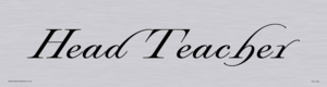 DV1138: head teacher - door sign