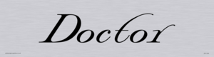 DV1139: doctor - door sign