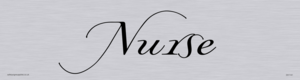 DV1141: nurse - door sign