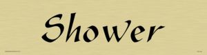 DV1144: shower - door sign