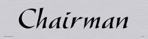 DV1148: chairman - door sign