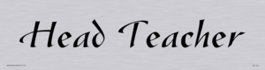 DV1150: head teacher - door sign