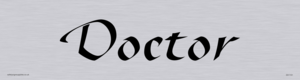 DV1151: doctor - door sign