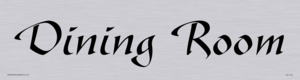 DV1154: dining room - door sign