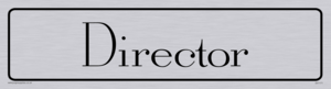 DV1171: director - door sign