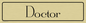 DV1175: doctor - door sign