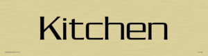 DV1182: kitchen - door sign