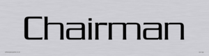 DV1184: chairman - door sign