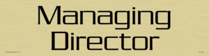 DV1185: managing director - door sign