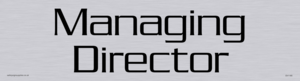 DV1185: managing director - door sign
