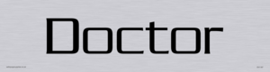 DV1187: doctor - door sign