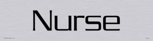 DV1189: nurse - door sign