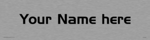 DV3039: Custom Door Sign With Handel Gothic Font