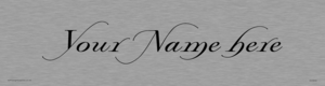 DV3040: Custom Door Sign With Lords Wish Font
