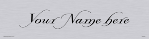 DV3040: Custom Door Sign With Lords Wish Font