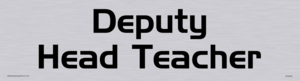 DV5526: Deputy head teacher - door sign