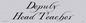 DV5555: deputy head teach - door sign