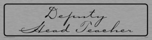 DV5556: deputy head teacher - door sign