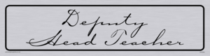 DV5556: deputy head teacher - door sign