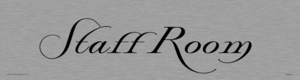 DV5563: staff room - door sign